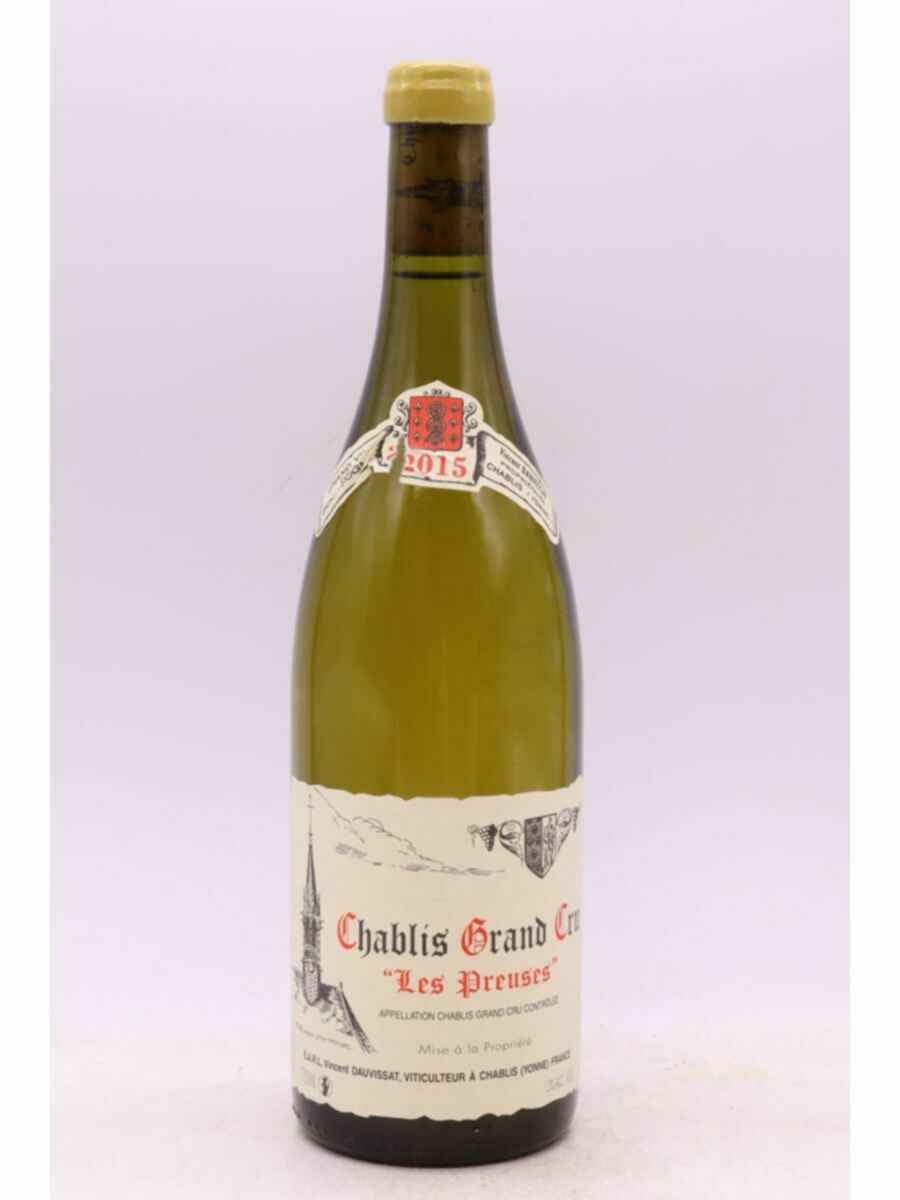 Vincent Dauvissat Chablis Les Preuses Grand Cru 2015