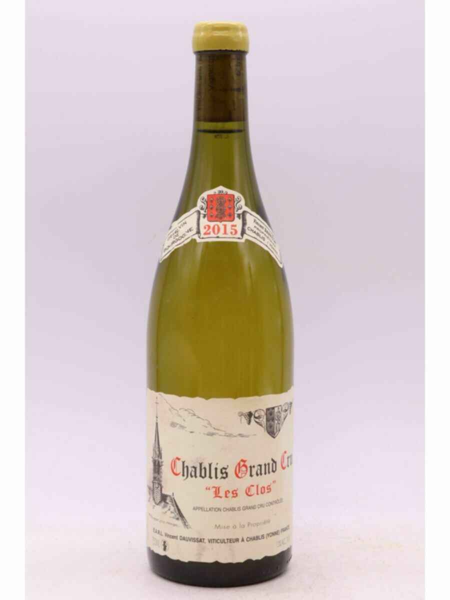 Vincent Dauvissat Chablis Les Clos Grand Cru 2015