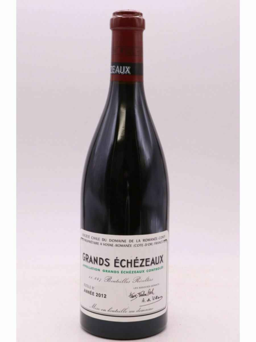 De La Romanee Conti Grands Echezeaux Grand Cru 2012