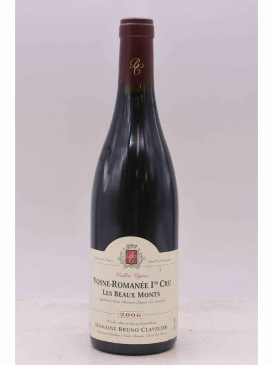 Bruno Clavelier Vosne Romanee Les Beaux Monts 1er Cru 2006