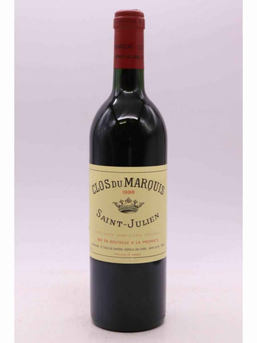Chateau Leoville Las Cases Clos Du Marquis 1988