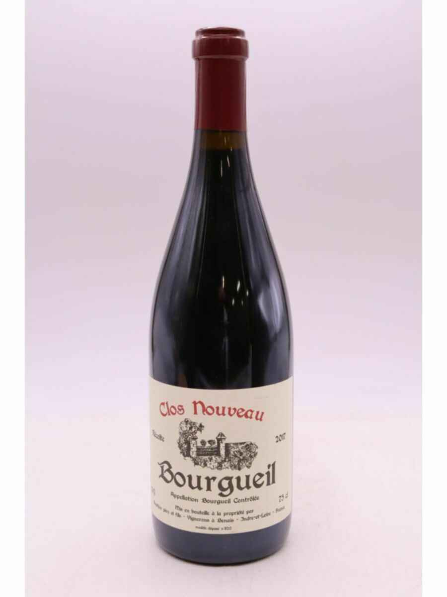 Bel Air Bourgueil Clos Nouveau 2017