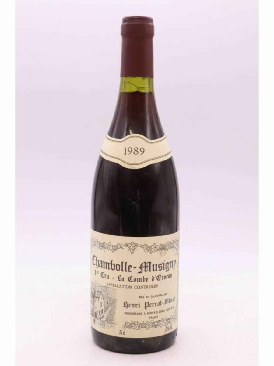 Perrot Minot Chambolle Musigny Combe D'orveaux 1er Cru 1989