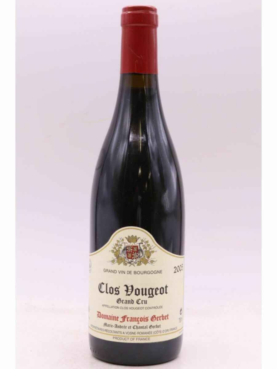 François Gerbet Clos Vougeot Grand Cru 2005