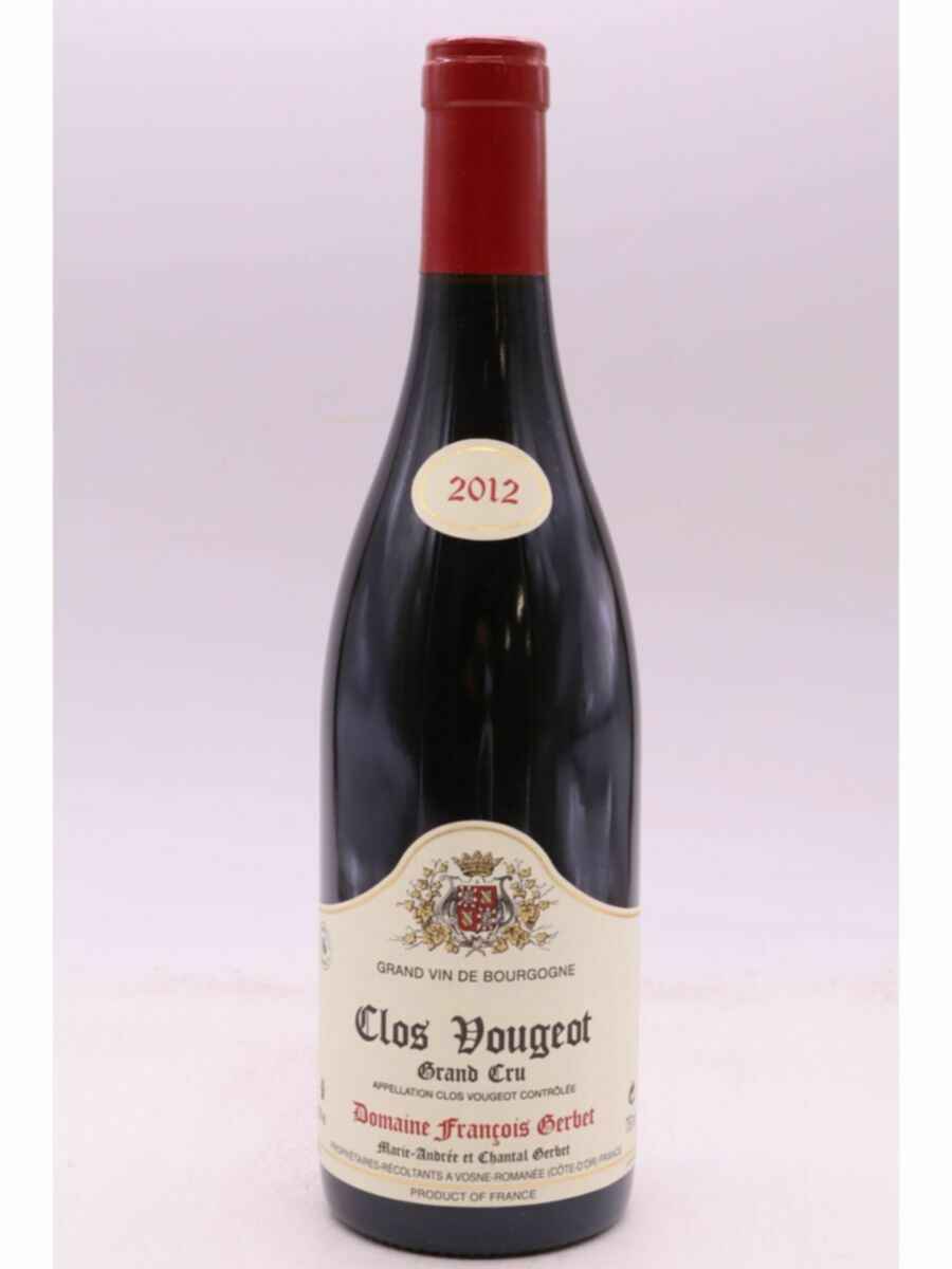 François Gerbet Clos Vougeot Grand Cru 2012