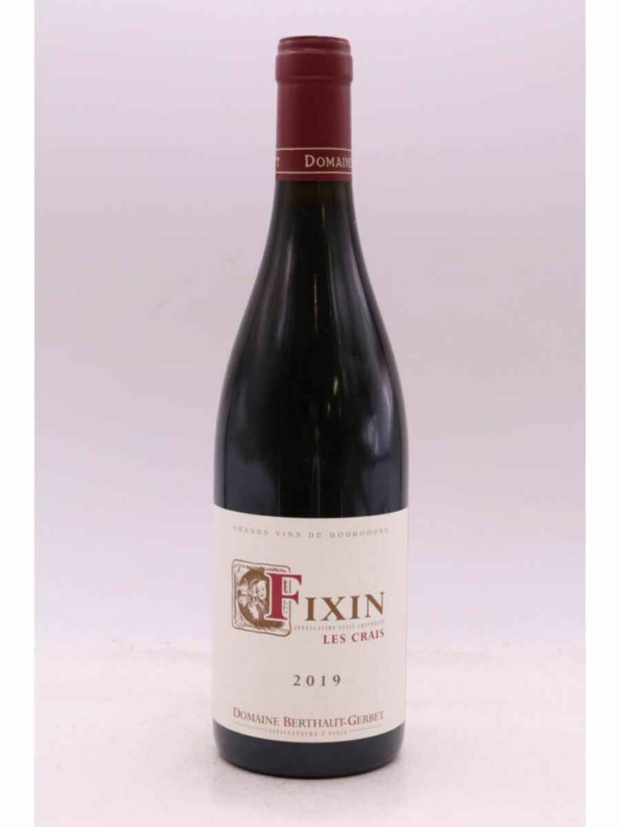 Berthaut Gerbet Fixin Les Crais 2019