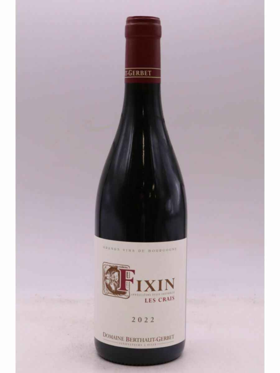 Berthaut Gerbet Fixin Les Crais 2022
