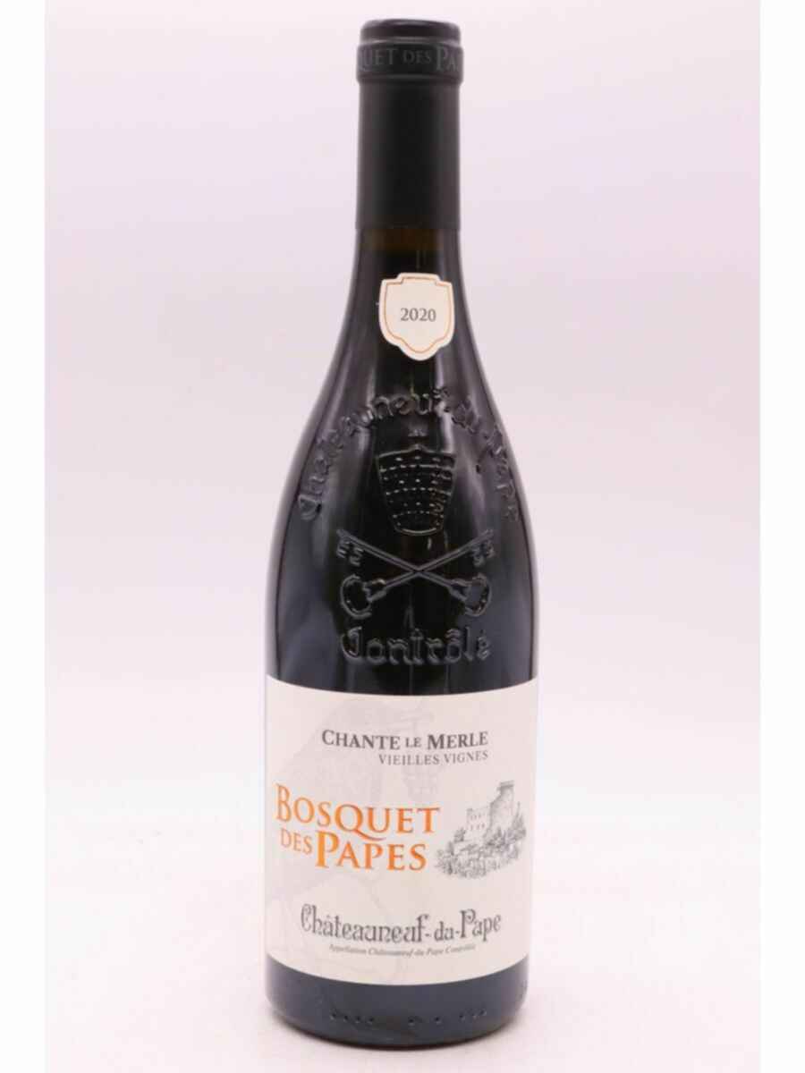 Bosquet Des Papes Chateauneuf Du Pape Chante Le Merle 2020