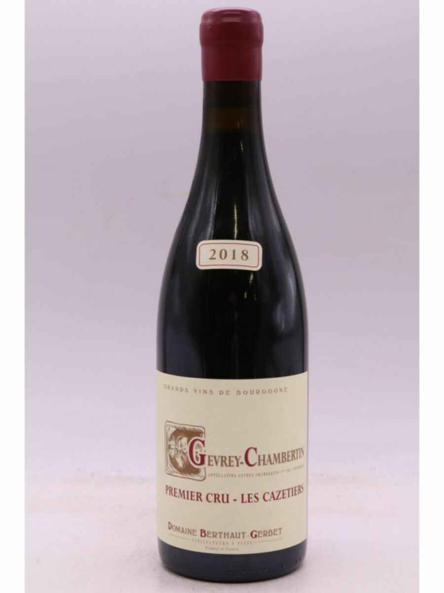 Berthaut Gerbet Gevrey Chambertin 1er Cru Les Cazetiers 2018