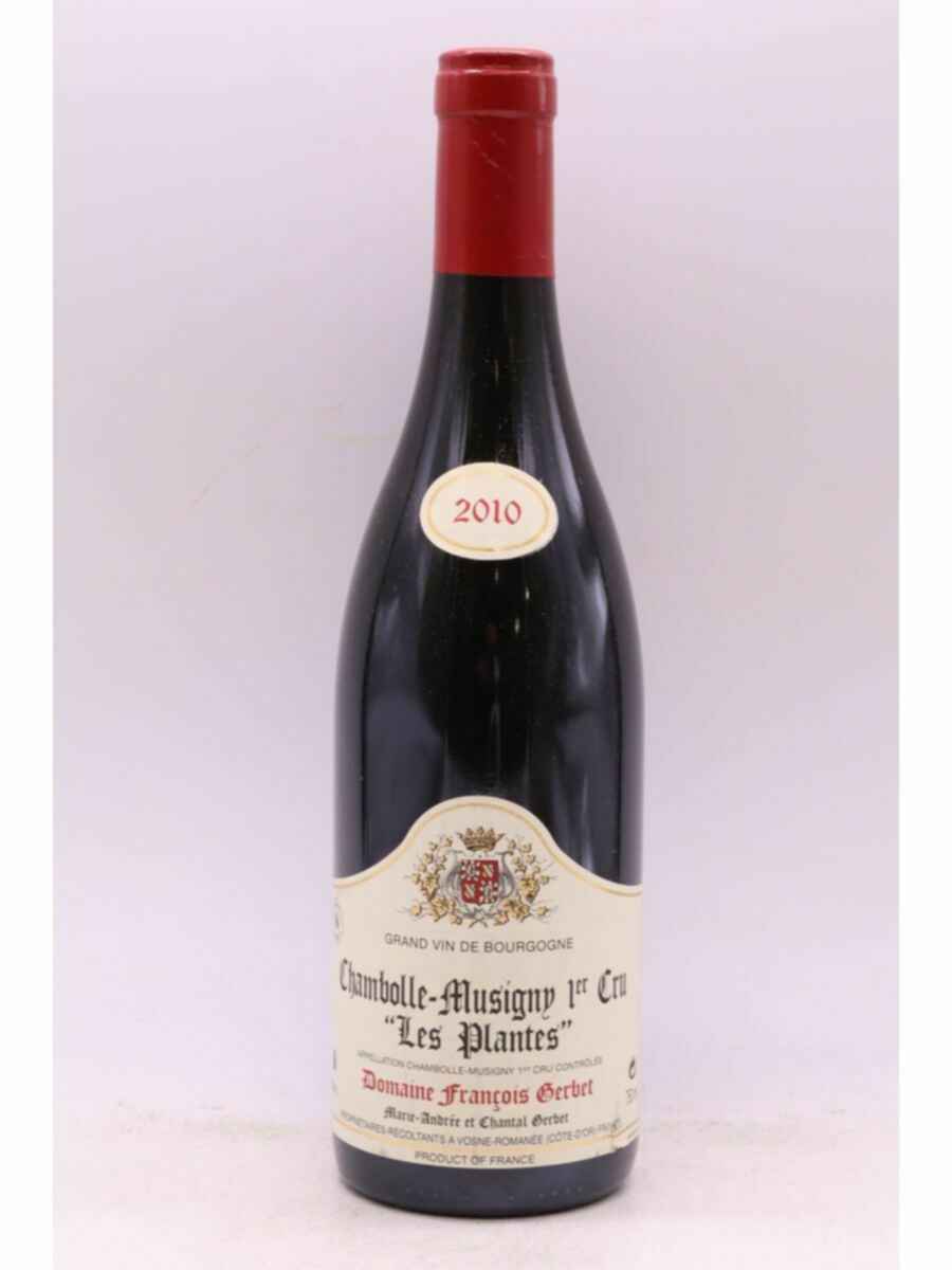 François Gerbet Chambolle Musigny Les Plantes 1er Cru 2010