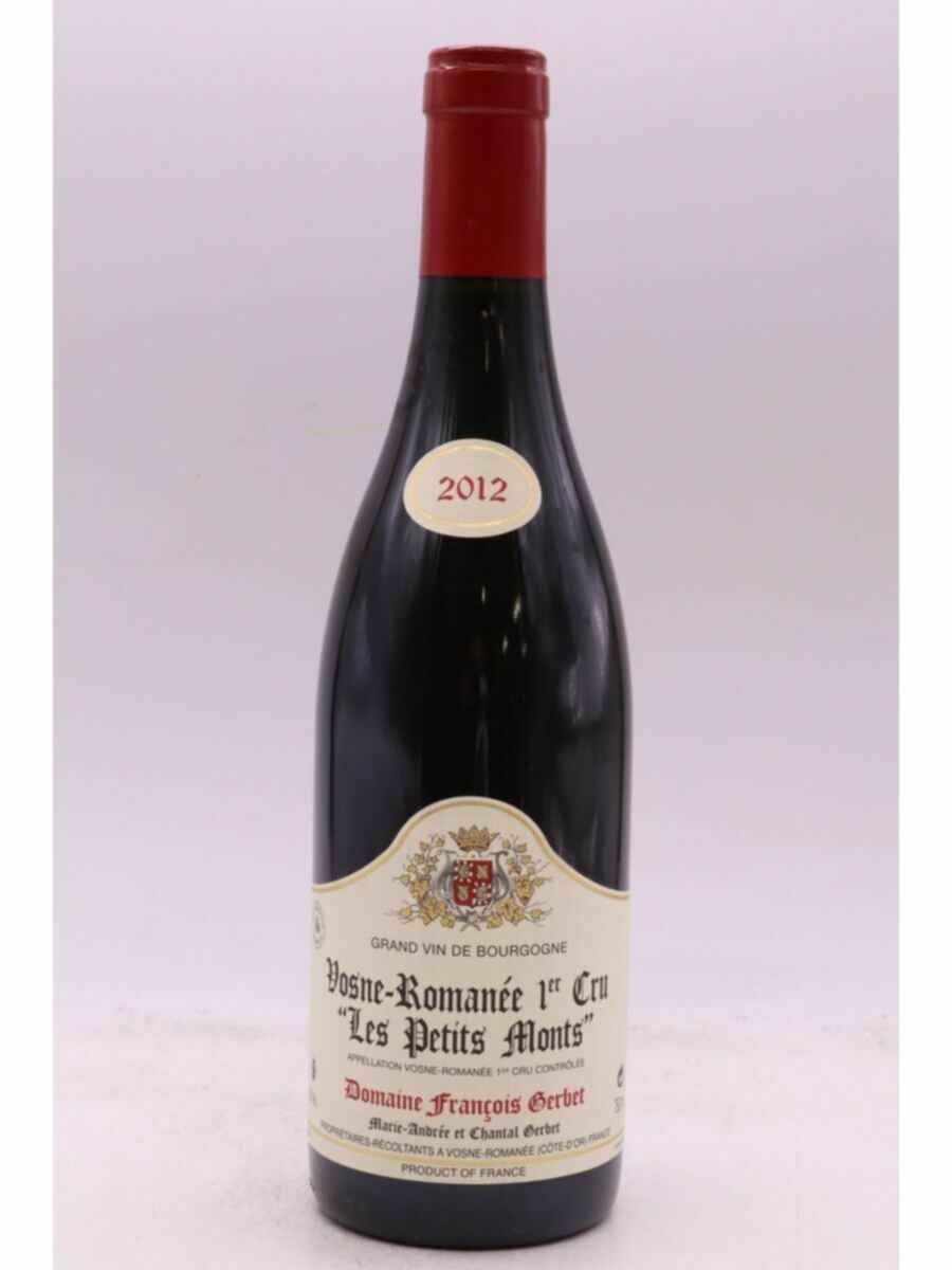 François Gerbet Vosne Romanee Les Petits Monts 1er Cru 2012