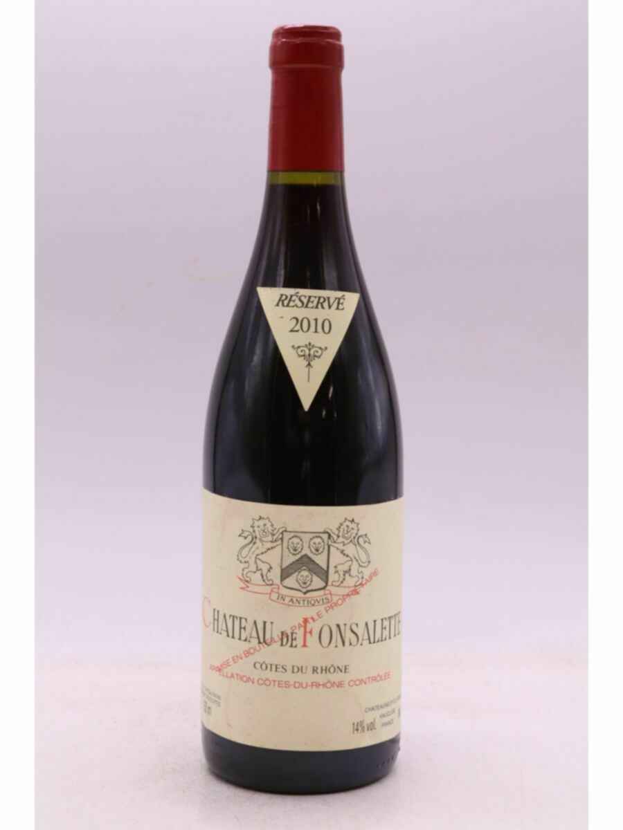 Rayas Chateau De Fonsalette Reserve 2010