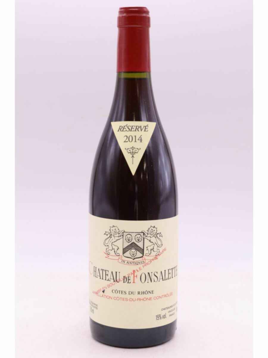 Rayas Chateau De Fonsalette Reserve 2014