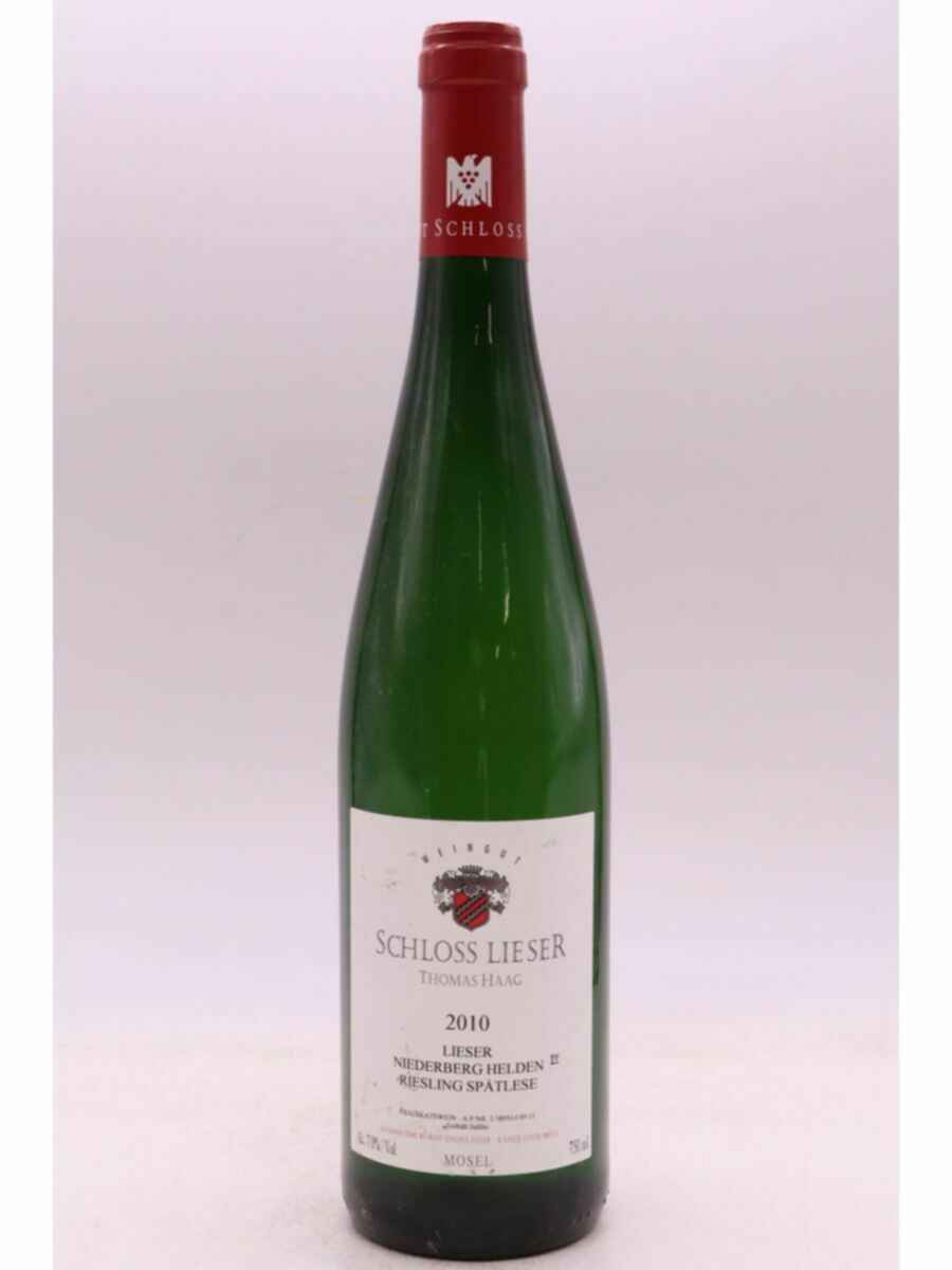Schloss Lieser / Thomas Haag Niederberg Helden Riesling Spätlese 2010