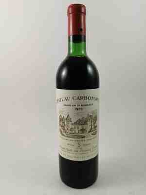 Chateau Carbonnieux 1970