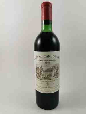 Chateau Carbonnieux 1970