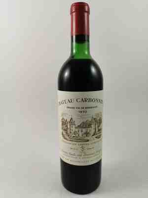 Chateau Carbonnieux 1970