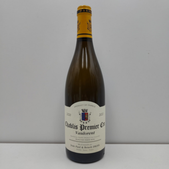 Jean Paul Droin Chablis Vaulorent  1er Cru 2020