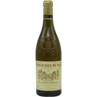 Chateau Fortia Chateauneuf Du Pape  Fortia Tete De Cru Blanc 1992