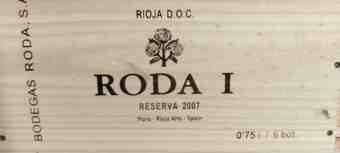 Bodegas Roda Roda Reserva 2007