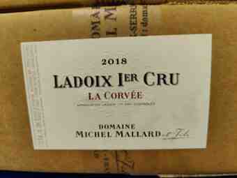 Michel Mallard Ladoix 1er Cru La Corvee 2018