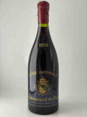 Raymond Usseglio Chateauneuf Du Pape Rouge Cuvee Imperiale 1986