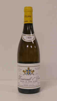 Leflaive , Meursault Sous Le Dos D' Ane 1er Cru , 2009