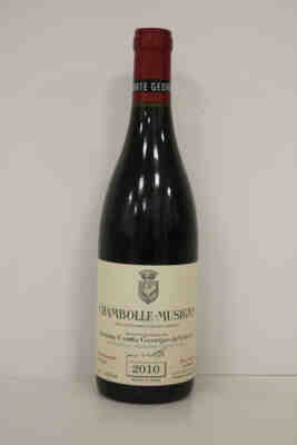 Comte Georges De Vogue Chambolle Musigny 2010