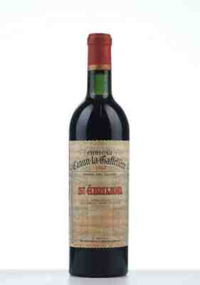 Chateau Canon La Gaffeliere 1962