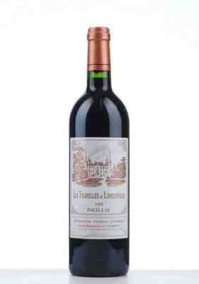 Chateau Pichon Baron Les Tourelles De Longueville 1999