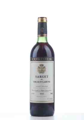 Chateau Gruaud Larose Sarget De Gruaud Larose 1983