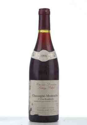 Lamy Pillot Chassagne Montrachet Boudriotte 1er Cru 1998